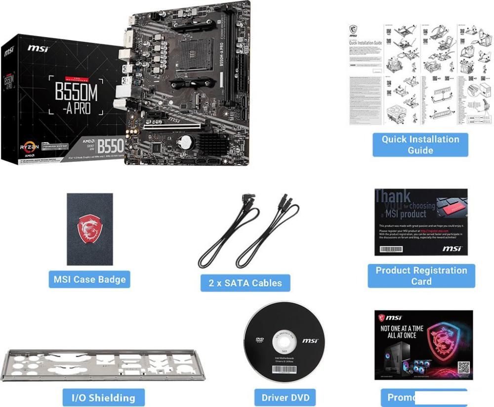 Материнская плата MSI B550M-A Pro