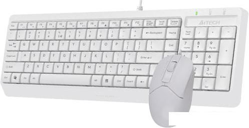 Офисный набор A4Tech Fstyler F1512 (белый)