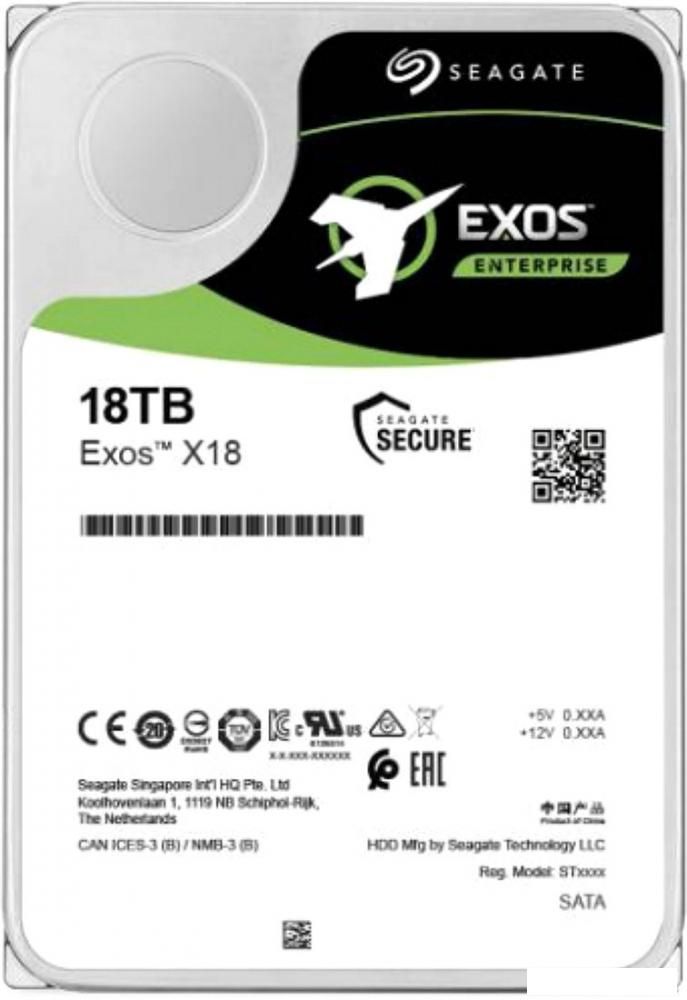 Жесткий диск Seagate Exos X18 18TB ST18000NM004J