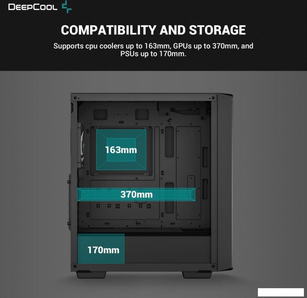 Корпус DeepCool CC560 V2 ARGB R-CC560-BKTAA4-G-2