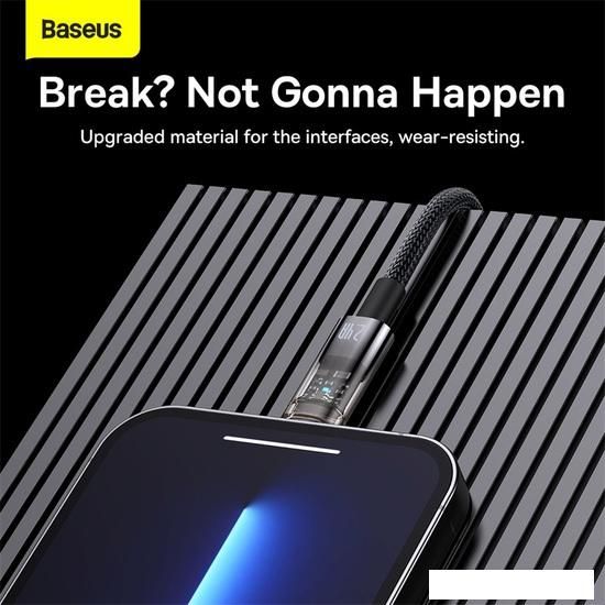 Кабель Baseus Explorer USB Type-A - Lightning (2 м, черный)