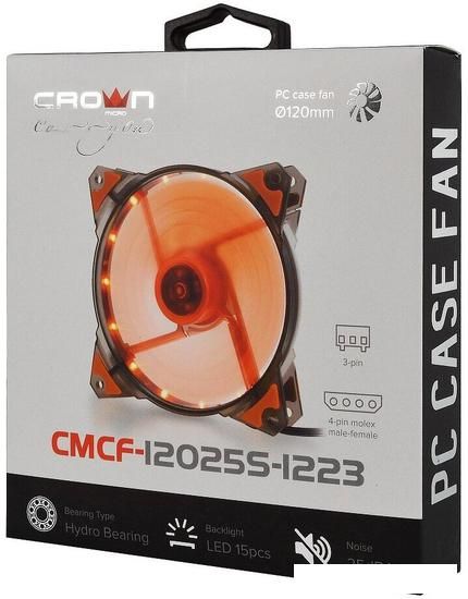 Вентилятор для корпуса CrownMicro CMCF-12025S-1223