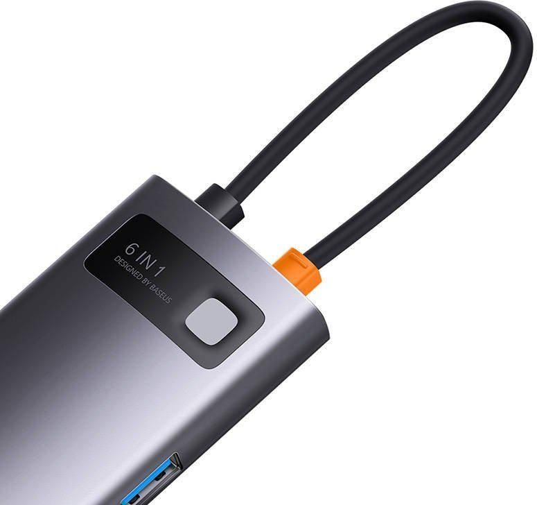 Док-станция Baseus StarJoy 6-Port Type-C Hub Adapter WKWG080013