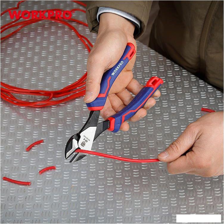 Кусачки боковые (бокорезы) Workpro WP231023
