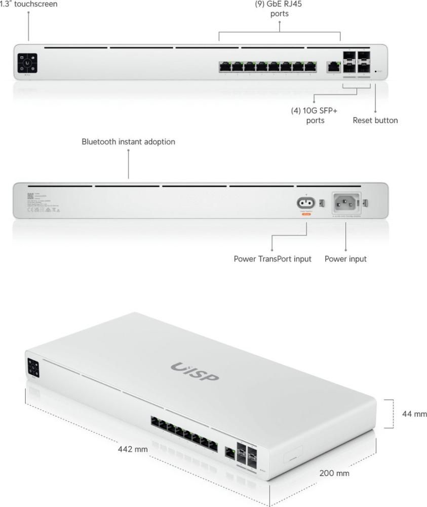 Маршрутизатор Ubiquiti UISP Router Pro