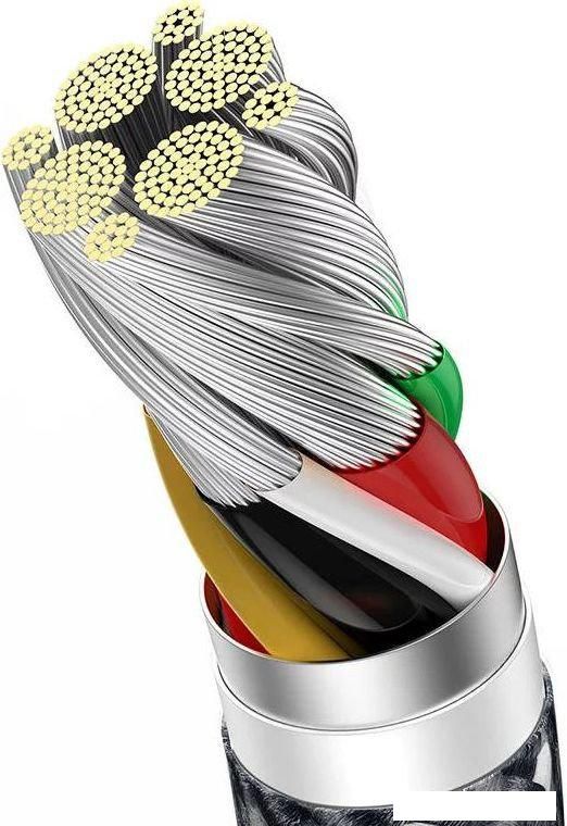 Кабель Baseus Dynamic Series Fast Charging Data Cable 100W USB Type-A - USB Type-C (1 м, серый)