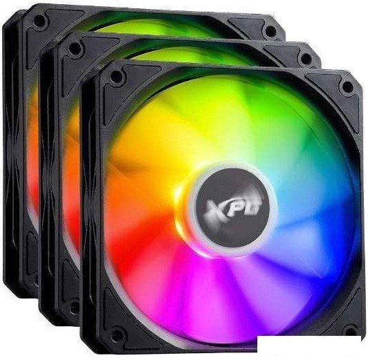 Вентилятор для корпуса ADATA XPG Vento R 120x3 ARGB PWM (черный)