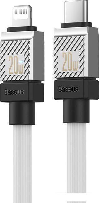 Кабель Baseus CoolPlay Series USB Type-C - Lightning (1 м, белый)