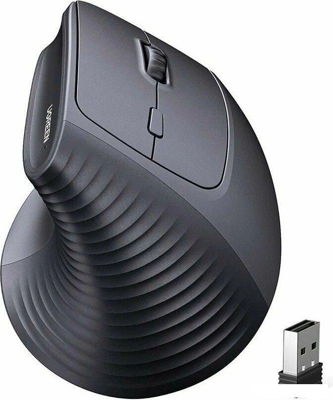 Вертикальная мышь Ugreen M571P 65042 (черный)