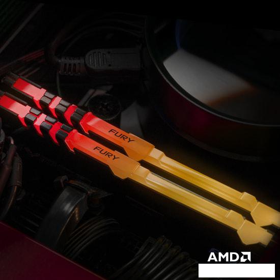 Оперативная память Kingston FURY Beast RGB 32ГБ DDR4 3600 МГц KF436C18BB2A/32