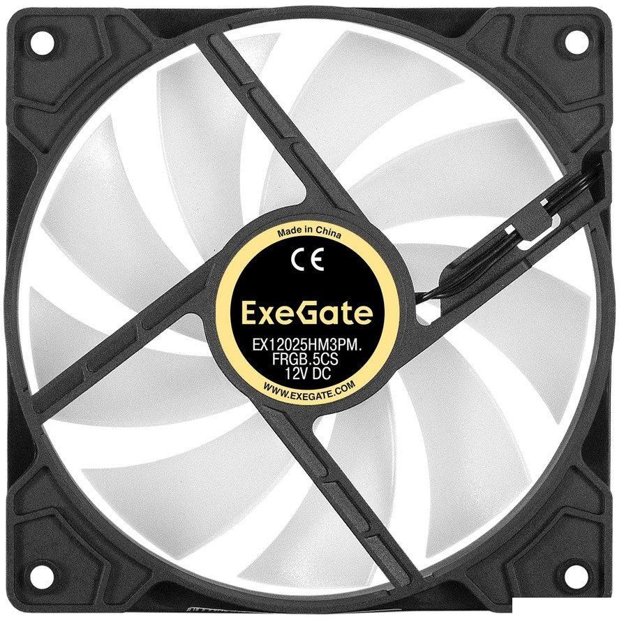 Вентилятор для корпуса ExeGate EX12025HM3PM.FRGB.5CS EX295965RUS