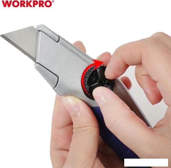 Нож строительный Workpro WP213013