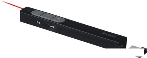 Пульт ДУ A4Tech Wireless Laser Pen LP15 (черный)