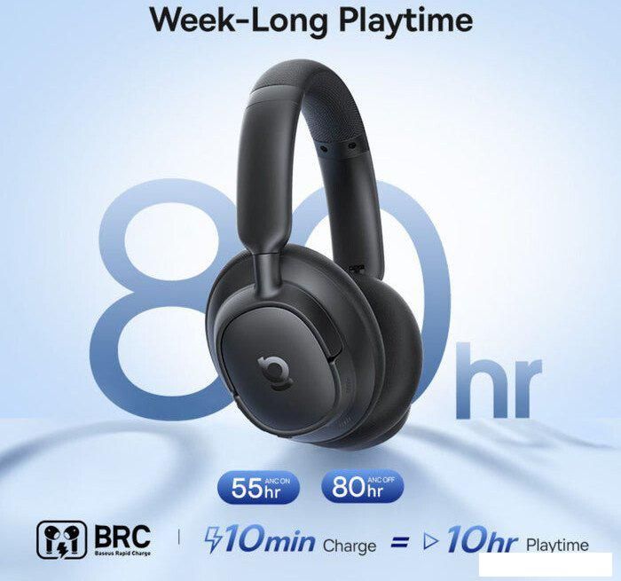 Наушники Baseus Bass BH1 NC (черный)