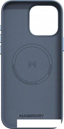 Чехол для телефона Magssory Eco Leather Case Cobalt для iPhone 16 Pro Max CLT029c