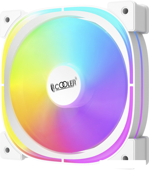 Вентилятор для корпуса PCCooler EF120 ARGB (белый)