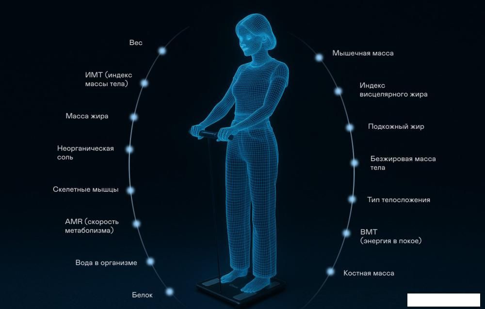 Умные напольные весы Garlyn Bodyscan Master