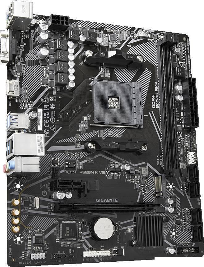 Материнская плата Gigabyte A520M K V2 (rev. 1.0)