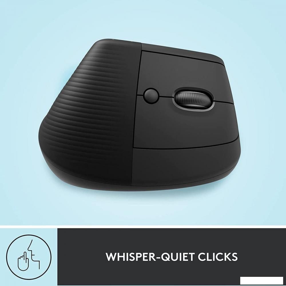 Вертикальная мышь Logitech Lift (графит)
