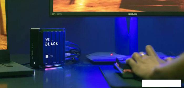 Внешний накопитель WD Black D50 Game Dock NVMe 1TB WDBA3U0010BBK