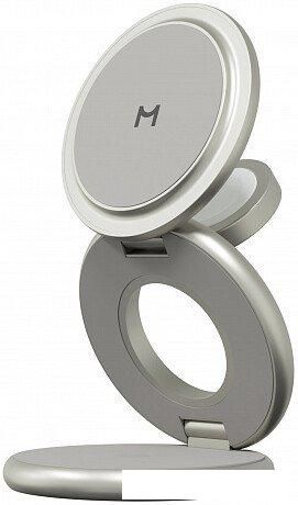 Беспроводное зарядное Magssory Signature Disc Pro для Apple 3 в 1 WCH073 (титановый)