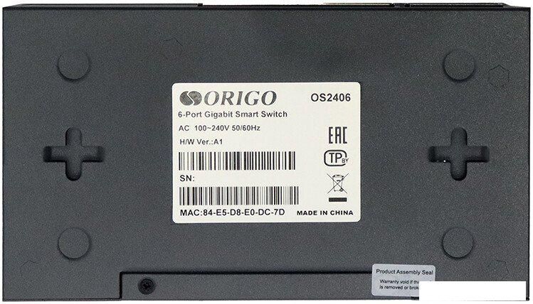 Управляемый коммутатор 2-го уровня Origo OS2406/A1A