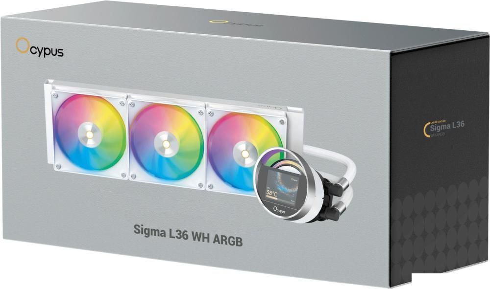 Система жидкостного охлаждения для процессора Ocypus Sigma L36 WH ARGB Sigma-L36-WH3AAWWN00X-GL
