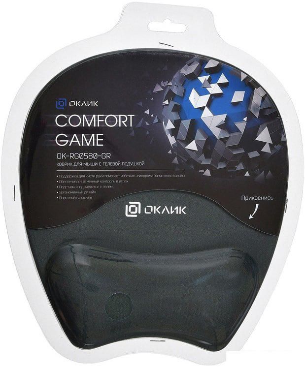 Коврик для мыши Oklick OK-RG0580 (серый)