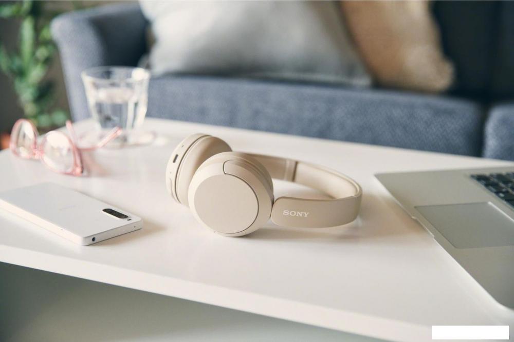 Наушники Sony WH-CH520 (бежевый)