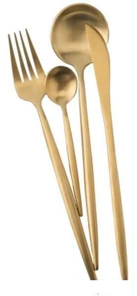 Набор столовых приборов Maison Maxx Stainless Steel Set (золотистый)