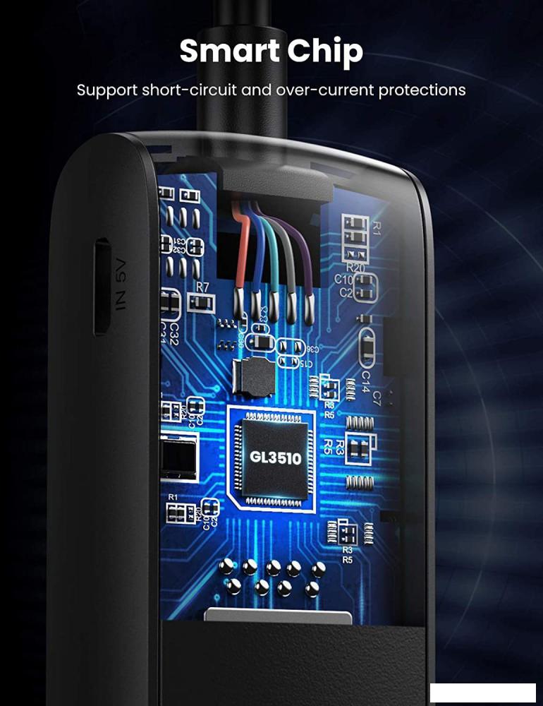 USB-хаб Ugreen CM416 80657
