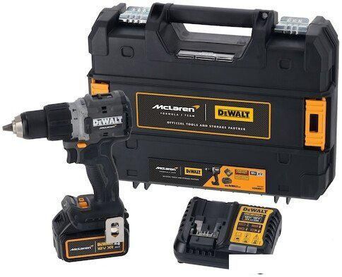 Ударная дрель-шуруповерт DeWalt DCD85MM1T-QW (с 1-м АКБ, кейс)