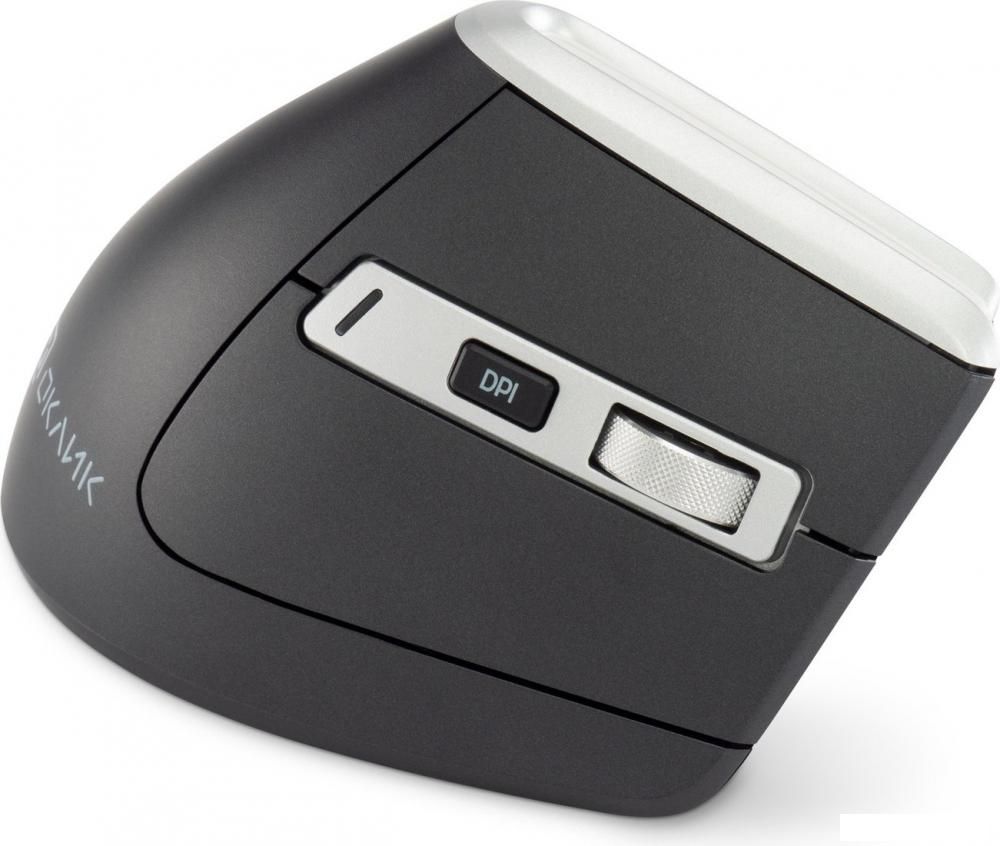 Вертикальная мышь Oklick 991MW (черный)