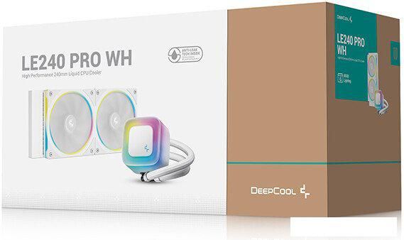 Система жидкостного охлаждения для процессора DeepCool LE240 PRO WH R-LE240PRO-WHAMMC-G-1