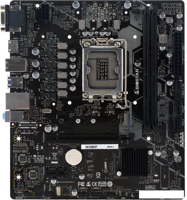 Материнская плата BIOSTAR H610MHP Ver. 6.1