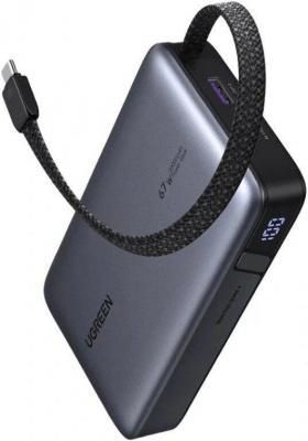Внешний аккумулятор Ugreen PB550 20000mAh (серый, китайская версия)