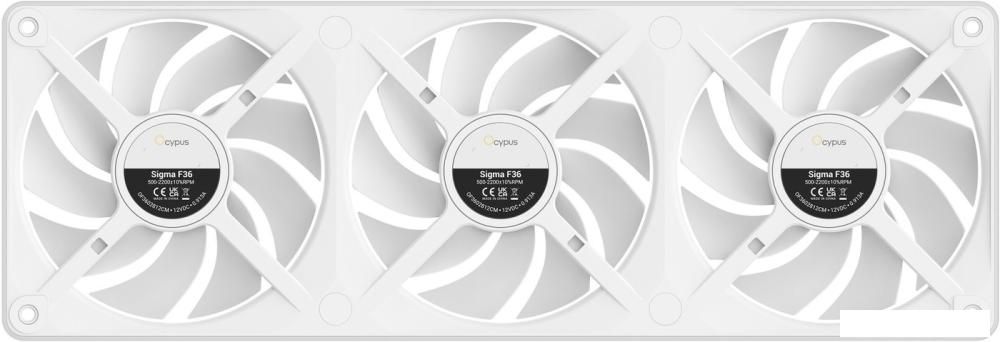 Комплект вентиляторов для корпуса Ocypus Sigma F36 WH ARGB Sigma-F36-WH3AM00X-GL