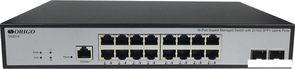 Управляемый коммутатор 3-го уровня Origo OS3218/A1A