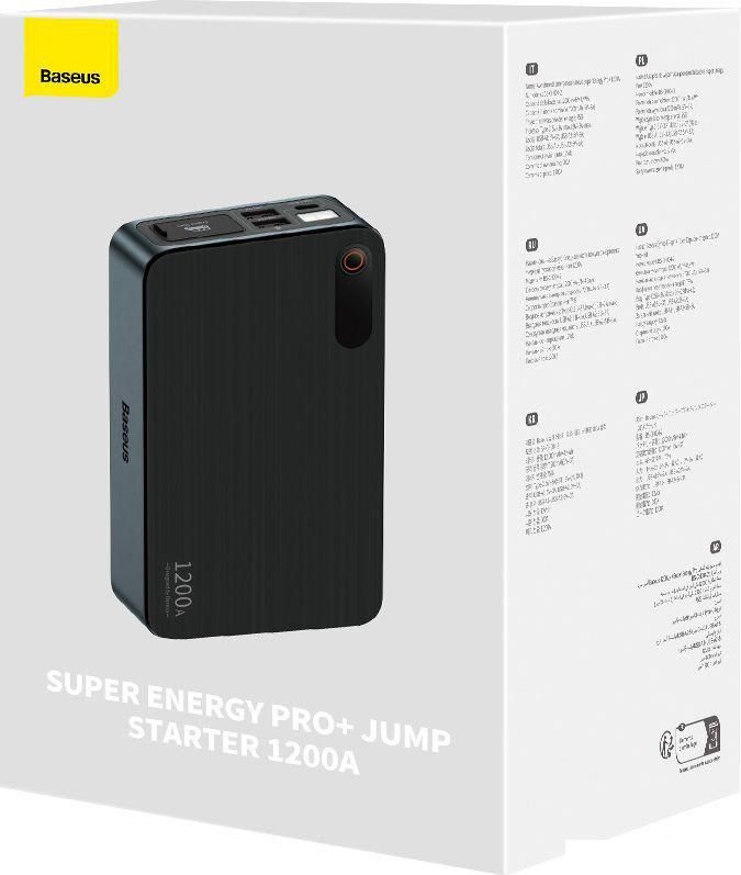 Портативное пусковое устройство Baseus Super Energy Pro+ Powerbank Jump Starter C00245700111-00 (черный)