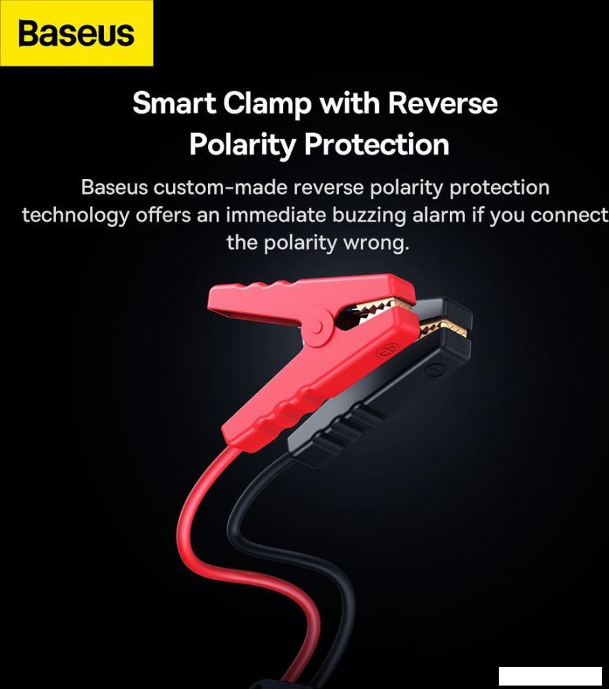 Портативное пусковое устройство Baseus Super Energy Pro+ Powerbank Jump Starter C00245700111-00 (черный)