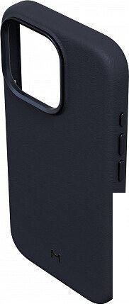 Чехол для телефона Magssory Eco Leather Case Blue для iPhone 16 Pro CLT028b