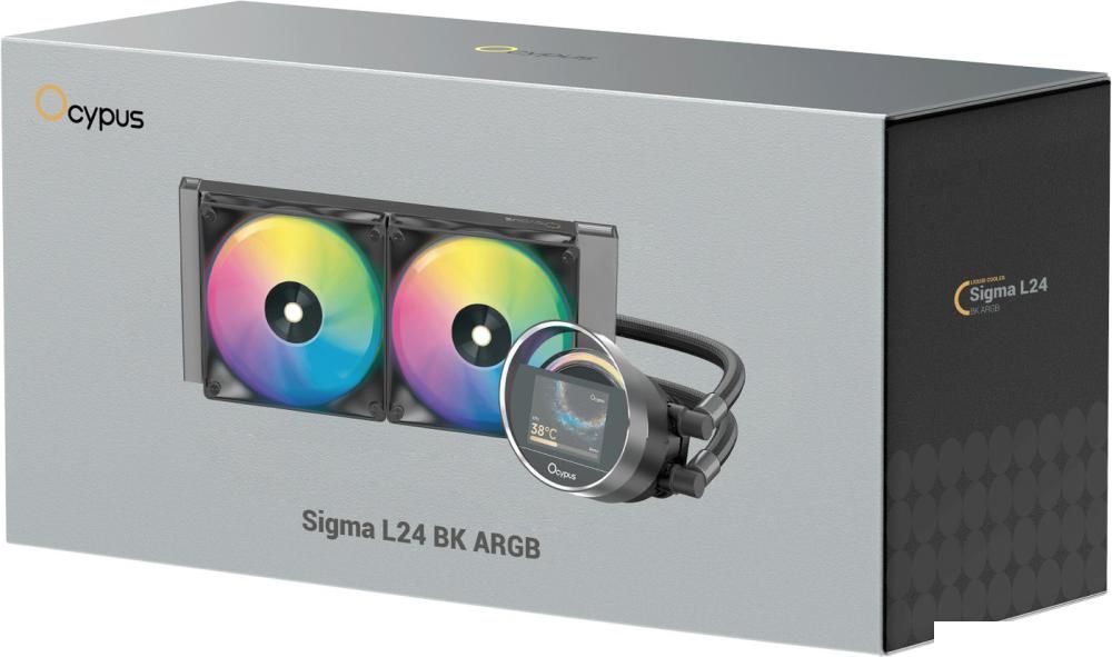 Система жидкостного охлаждения для процессора Ocypus Sigma L24 BK ARGB Sigma-L24-BK2AAWWN00X-GL