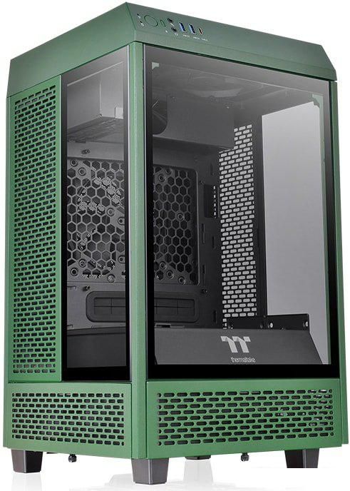 Корпус Thermaltake The Tower 100 Mini Racing Green CA-1R3-00SCWN-00