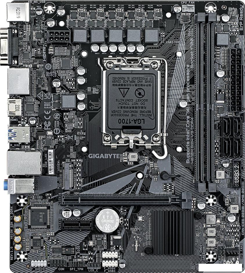 Материнская плата Gigabyte H610M S2H V3 DDR4 (rev. 1.0)