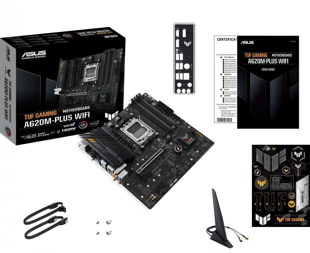 Материнская плата ASUS TUF Gaming A620M-Plus WiFi