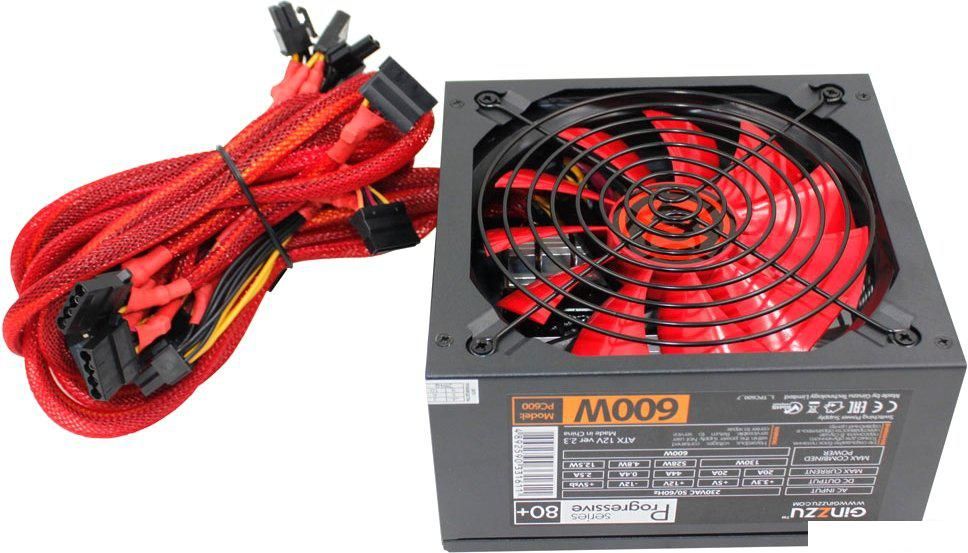 Блок питания Ginzzu PC600