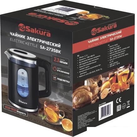 Электрический чайник Sakura SA-2735BK