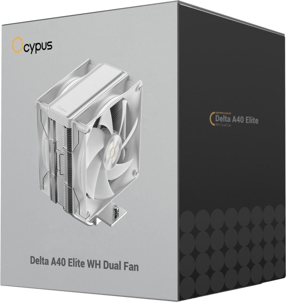 Кулер для процессора Ocypus Delta A40 Elite WH Dual FAN Delta-A40-WH2NNWN00X-GL