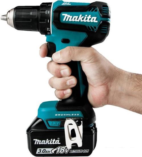 Дрель-шуруповерт Makita DDF485RFJ (с 2-мя АКБ, кейс)