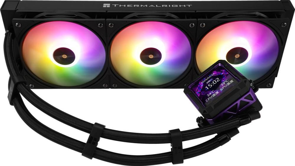 Система жидкостного охлаждения для процессора Thermalright Frozen Warframe Pro 360 ARGB (черный)